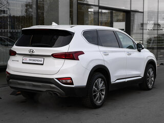 2019 Hyundai Santa Fe IV, белый, 3198000 рублей, вид 5