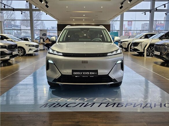 2026 Geely EX5 Гибрид EM-i, серебристый - вид 20