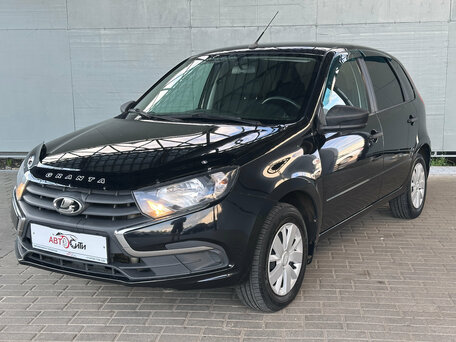2021 Lada (ВАЗ) Granta I Рестайлинг, чёрный, 620000 рублей, вид 2