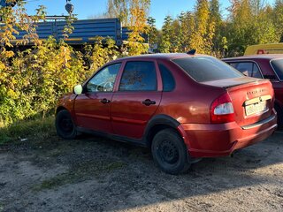 2006 Lada (ВАЗ) Kalina I, красный, 110000 рублей, вид 1