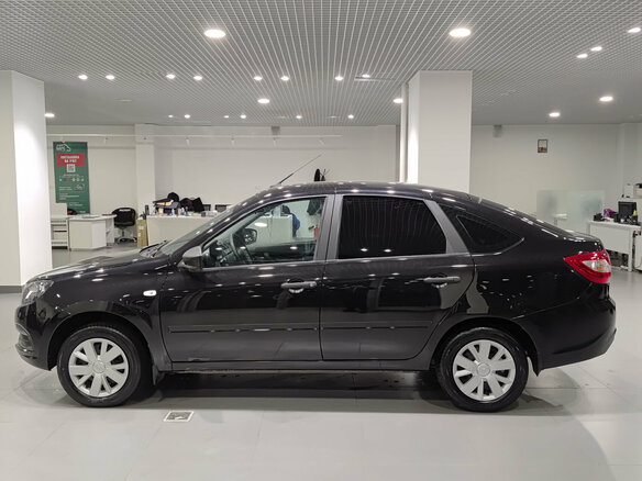 2021 Lada (ВАЗ) Granta I Рестайлинг, чёрный, 697000 рублей - вид 7