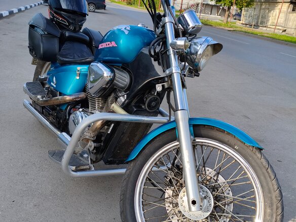 1994 Honda Steed 400, синий, 250000 рублей
