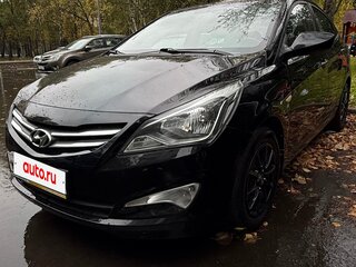 2014 Hyundai Solaris I Рестайлинг, чёрный, 1000050 рублей, вид 2