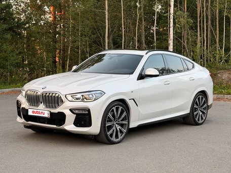 2021 BMW X6 40i III (G06), белый, 8300000 рублей, вид 1