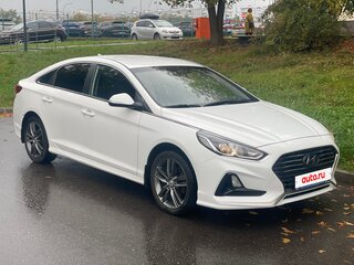 2019 Hyundai Sonata VII (LF) Рестайлинг, чёрный, 1530000 рублей, вид 2