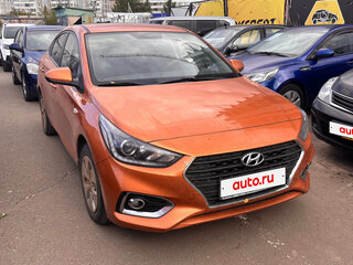 2018 Hyundai Solaris II, оранжевый, 1115000 рублей, вид 1