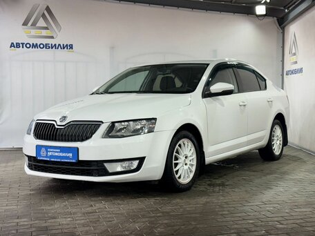 2014 Skoda Octavia III (A7), белый, 825000 рублей, вид 1