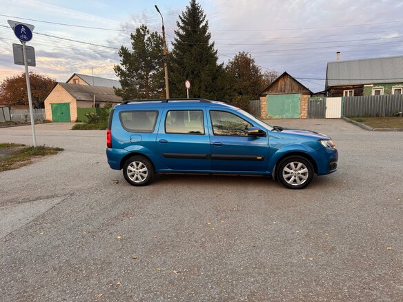 2021 Lada (ВАЗ) Largus I Рестайлинг, синий, 1187000 рублей - вид 4