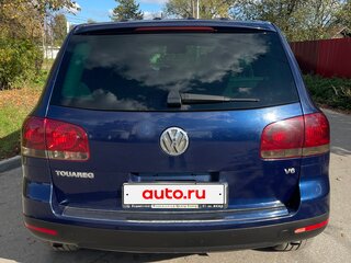 2004 Volkswagen Touareg I, синий, 635000 рублей, вид 4