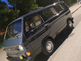 1989 Volkswagen Caravelle 5-speed T3, синий, 2100000 рублей, вид 2