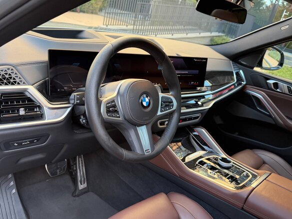2024 BMW X6 40i III (G06) Рестайлинг, серый - вид 17