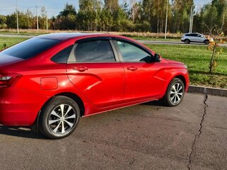 2018 Lada (ВАЗ) Vesta I, красный, 900000 рублей, вид 3