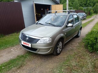 2014 Renault Logan I Рестайлинг, бежевый, 580000 рублей, вид 4