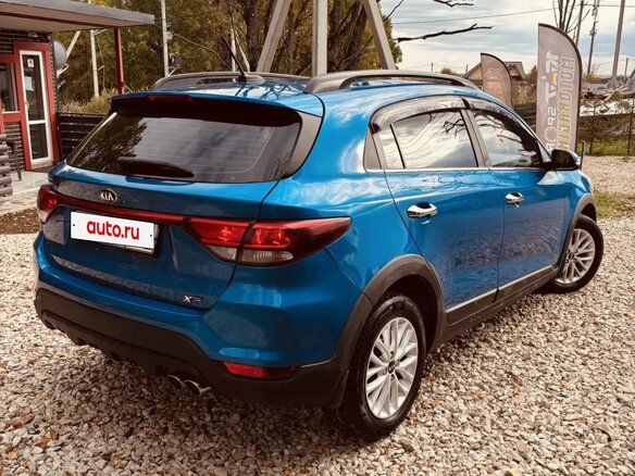 2018 Kia Rio X-Line IV, синий - вид 4