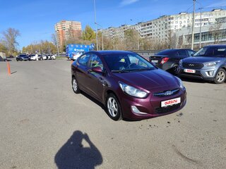 2013 Hyundai Solaris I, фиолетовый, 695000 рублей, вид 2
