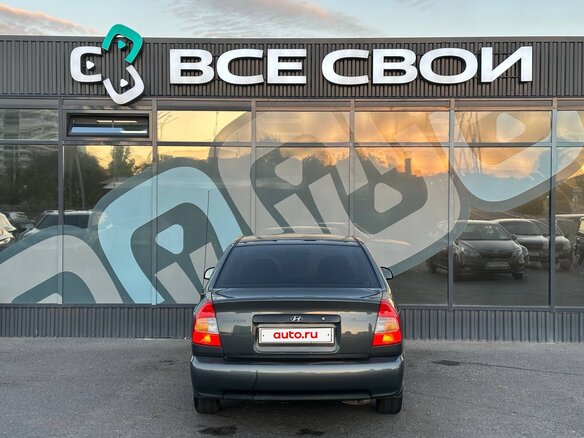 2008 Hyundai Accent ТагАЗ II, серый, 475000 рублей - вид 5