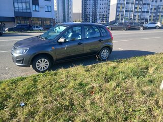 2014 Lada (ВАЗ) Kalina II, серебристый, 375000 рублей, вид 2