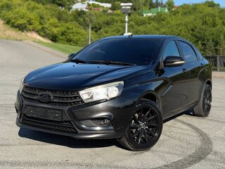 2015 Lada (ВАЗ) Vesta I, чёрный, 800000 рублей, вид 3