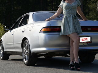 1995 Toyota Mark II VII (X90), серебристый, 600000 рублей, вид 1
