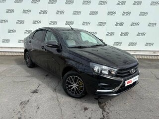 2021 Lada (ВАЗ) Vesta I, чёрный, 990000 рублей, вид 3