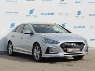 2018 Hyundai Sonata VII (LF) Рестайлинг, серебристый, 1590000 рублей, вид 3