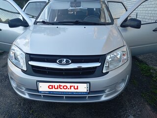 2012 Lada (ВАЗ) Granta I, серебристый, 450000 рублей, вид 1