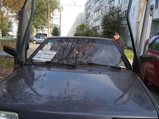 1997 Lada (ВАЗ) 2108, фиолетовый, 125000 рублей, вид 3