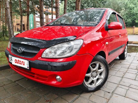 2009 Hyundai Getz I Рестайлинг, красный, 550000 рублей, вид 1