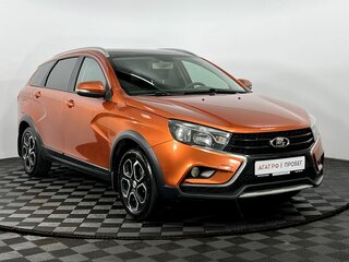 2018 Lada (ВАЗ) Vesta SW Cross I, оранжевый, 930000 рублей, вид 4
