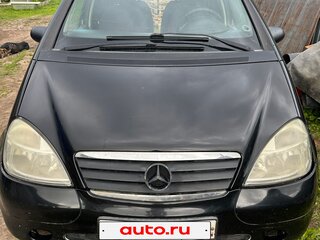 2000 Mercedes-Benz A-Класс 140 I (W168), чёрный, 300000 рублей, вид 1