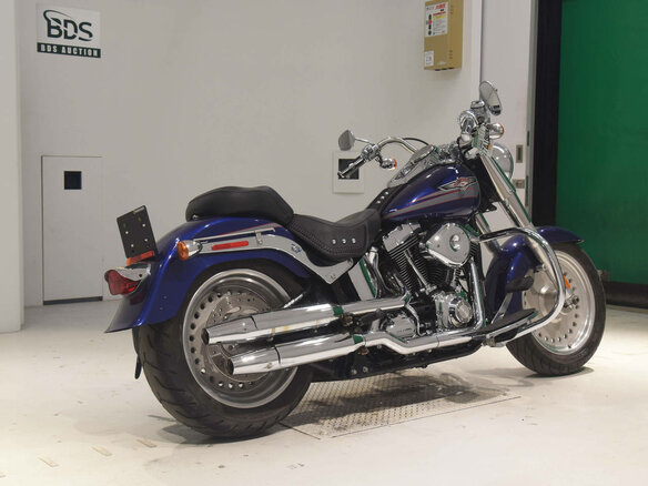2007 Harley-Davidson Fat Boy, синий, 820000 рублей - вид 4