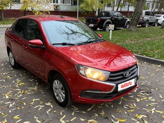 2019 Lada (ВАЗ) Granta I Рестайлинг, красный, 595000 рублей, вид 3