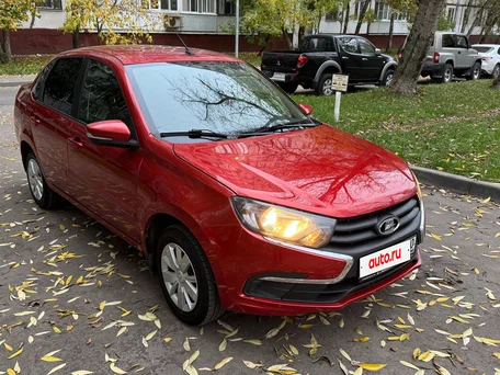 2019 Lada (ВАЗ) Granta I Рестайлинг, красный, 595000 рублей, вид 2