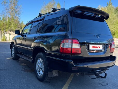 2005 Toyota Land Cruiser 100 Series Рестайлинг 2, чёрный, 2430000 рублей, вид 4