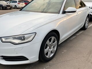 2014 Audi A6 IV (C7), белый, 1350000 рублей, вид 1