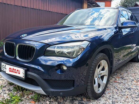 2014 BMW X1 20i I (E84) Рестайлинг, синий, 1700000 рублей