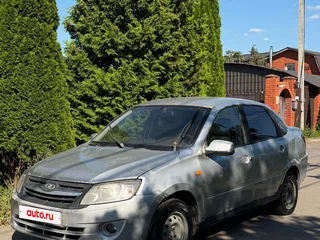 2013 Lada (ВАЗ) Granta I, серебристый, 130000 рублей, вид 1
