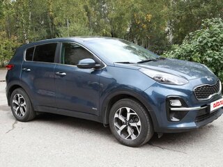 2020 Kia Sportage IV Рестайлинг, синий, 2400000 рублей, вид 3
