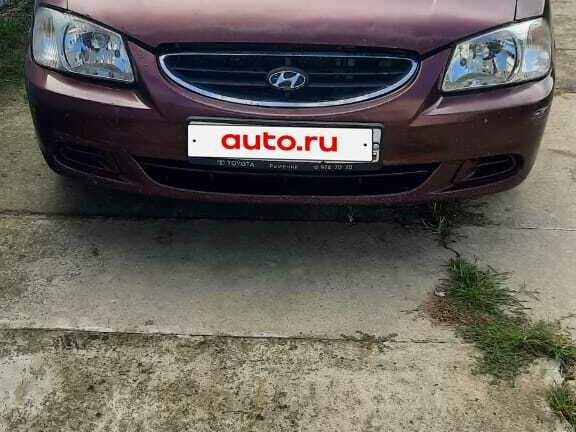 2007 Hyundai Accent ТагАЗ II, красный, 250000 рублей - вид 5