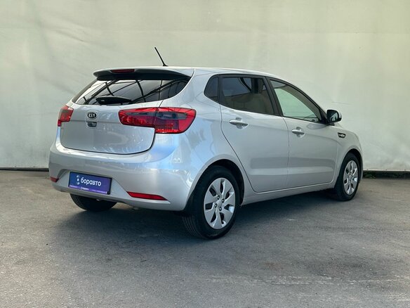 2012 Kia Rio III, серебристый - вид 3