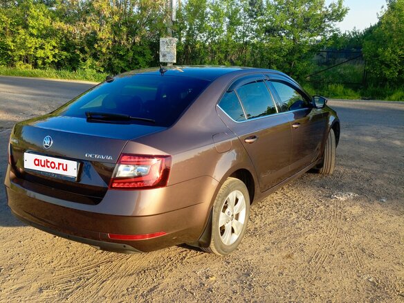 2020 Skoda Octavia III (A7) Рестайлинг, коричневый - вид 2