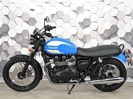 2015 Triumph Bonneville, синий, 527000 рублей, вид 4