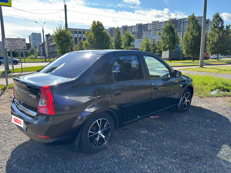 2012 Renault Logan I Рестайлинг, чёрный, 370000 рублей, вид 2