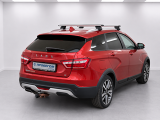 2018 Lada (ВАЗ) Vesta SW Cross I, красный, 1140000 рублей, вид 4