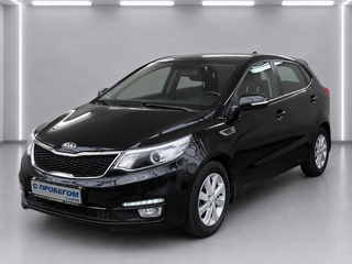 2017 Kia Rio III Рестайлинг, чёрный, 1350000 рублей, вид 1