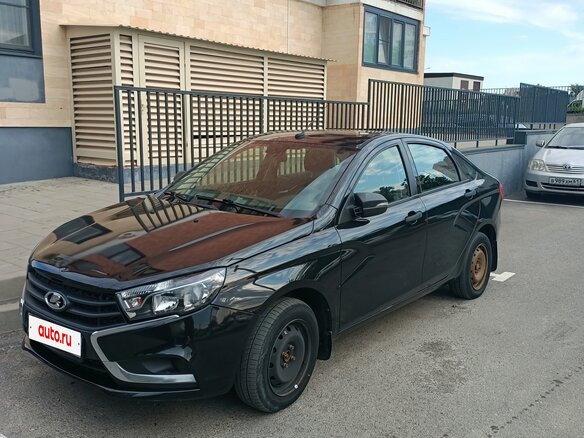 2017 Lada (ВАЗ) Vesta I, чёрный, 670000 рублей