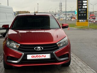 2015 Lada (ВАЗ) Vesta I, красный, 565000 рублей, вид 3