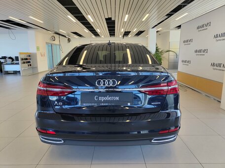 2021 Audi A6 45 TFSI V (C8), синий, 3488000 рублей, вид 4