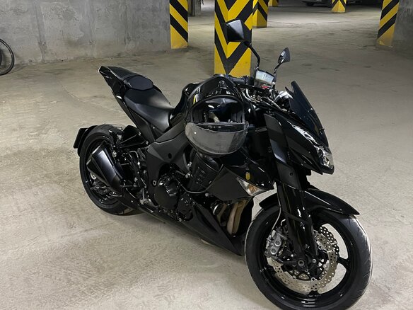 2012 Kawasaki Z 1000, чёрный, 750000 рублей - вид 5