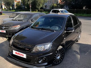 2013 Lada (ВАЗ) Granta Sport I, чёрный, 570000 рублей, вид 3